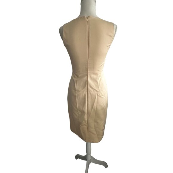 PAULE KA Womens Cream Bow Silk Dress Size 36 - Picture 5 of 8